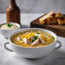 Chicken Corn Soup (Family)