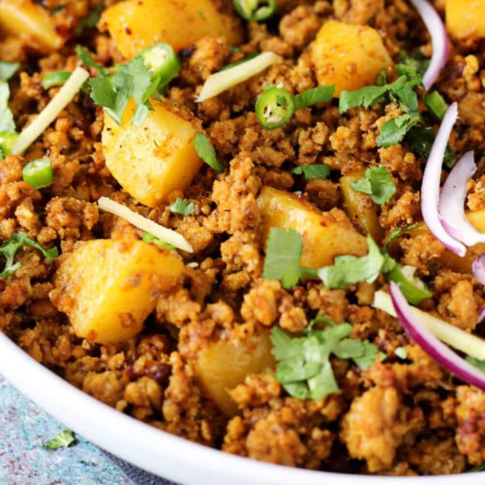Aloo Qeema (beef)